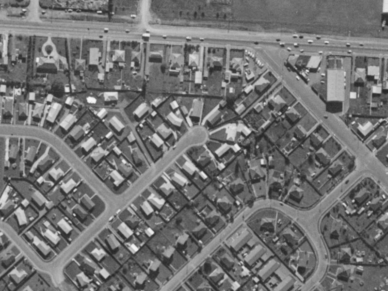 27 Florida Street from the air, 1970-1974