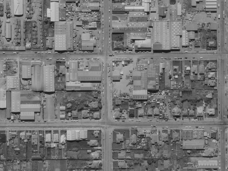 66 Gasson Street from the air, 1970-1974