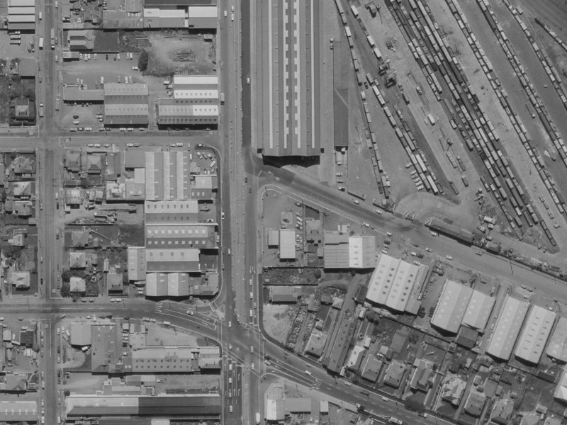 12 Mowbray Street from the air, 1970-1974