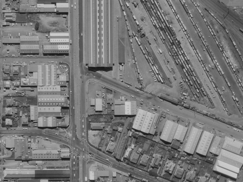 14 Mowbray Street from the air, 1970-1974