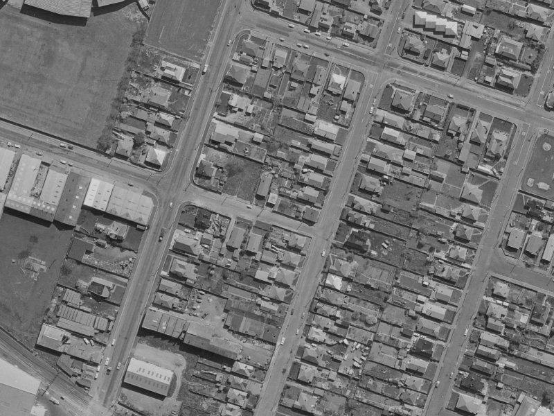79 Lismore Street from the air, 1970-1974