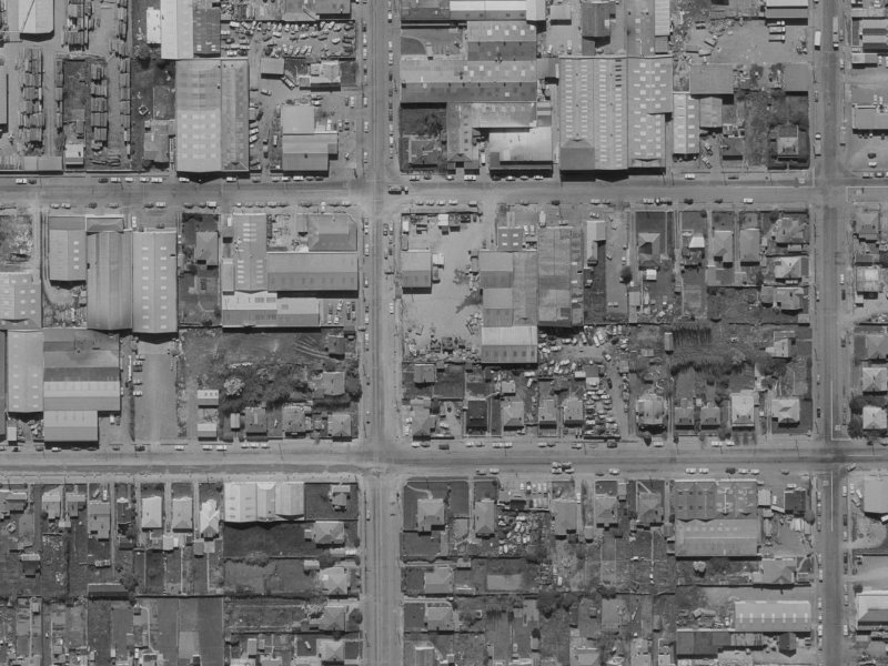 62 Gasson Street from the air, 1970-1974