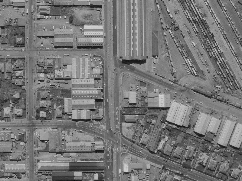 228 Waltham Road from the air, 1970-1974