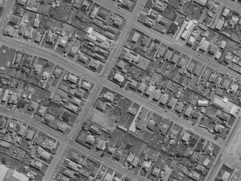 81 Charles Street from the air, 1970-1974