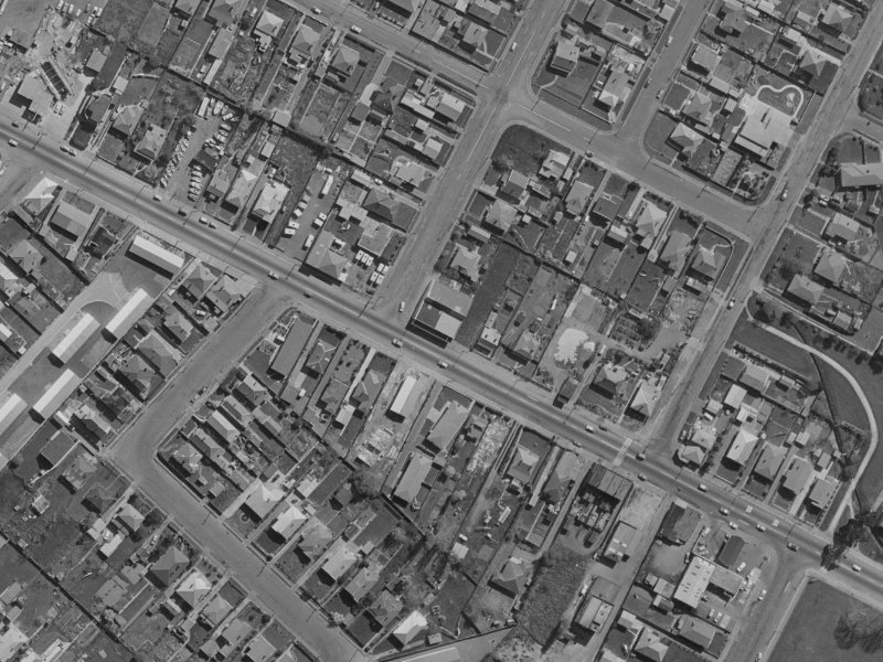 459E Ferry Road from the air, 1970-1974