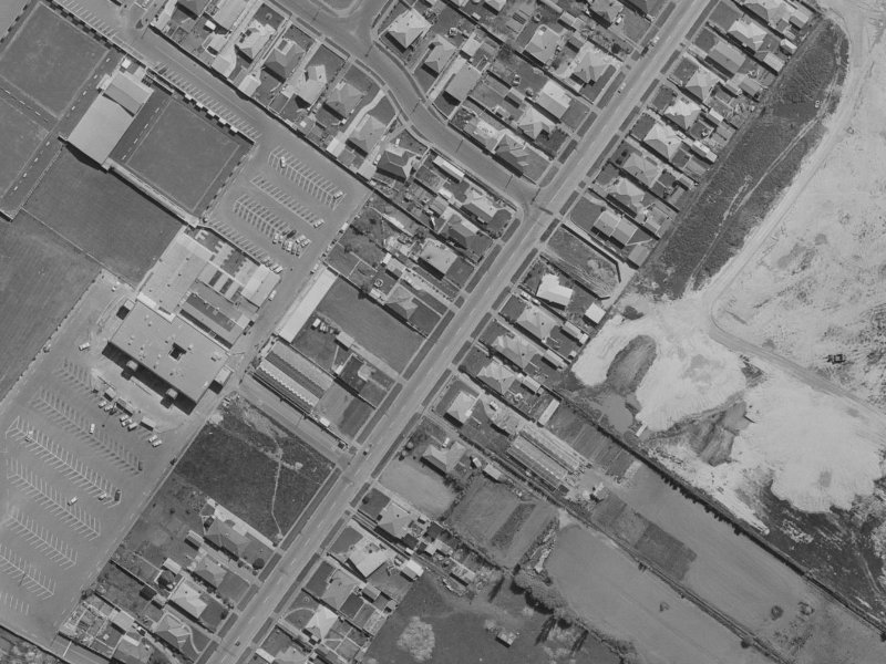 67 Hargood Street from the air, 1970-1974