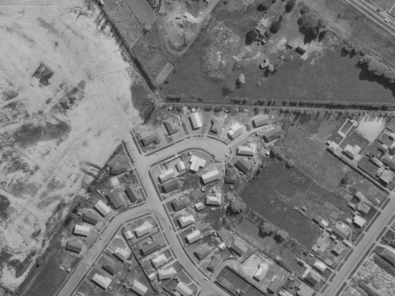 Lomond Place from the air, 1970-1974