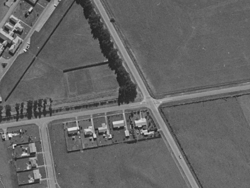 123 Maddisons Road from the air, 1970-1974