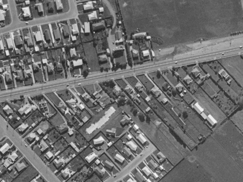 455 Main South Road from the air, 1970-1974