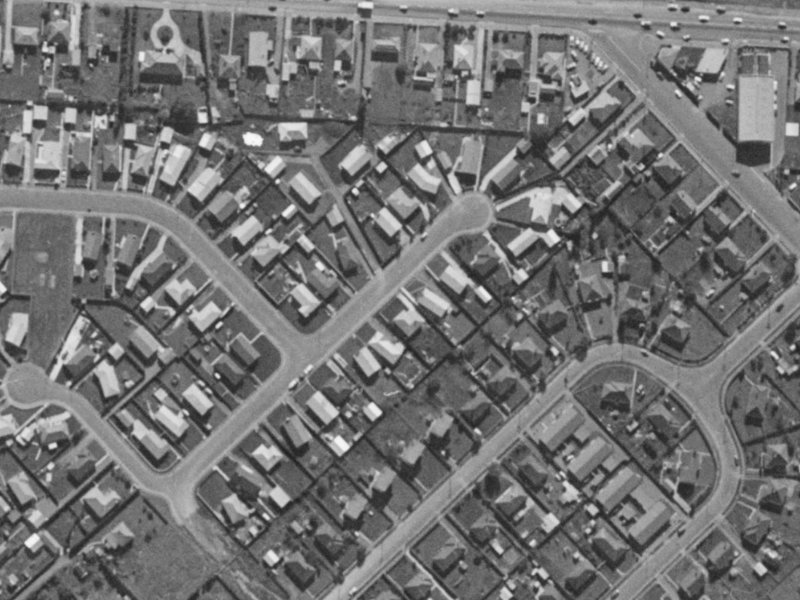 18 Florida Street from the air, 1970-1974
