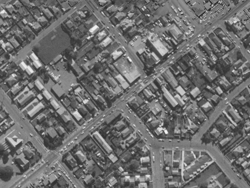 261A Lincoln Road from the air, 1970-1974