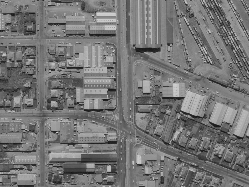 218 Waltham Road from the air, 1970-1974