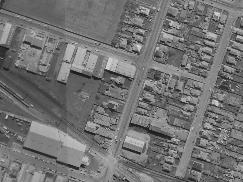 379 Wilsons Rd North from the air, 1970-1974