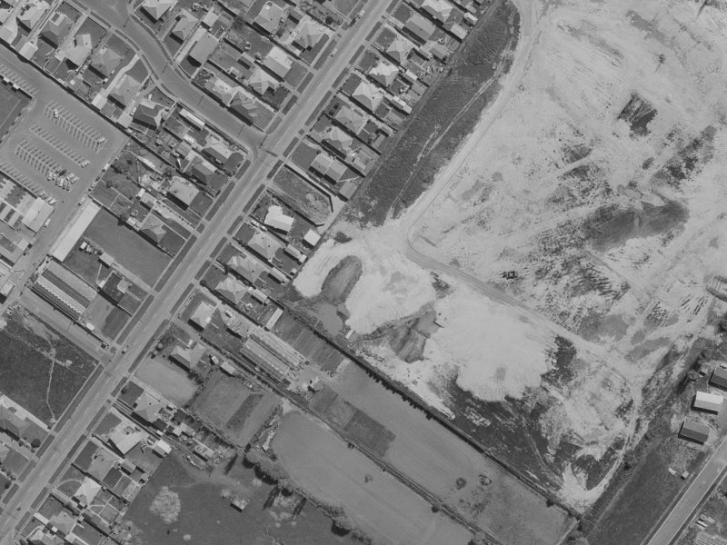 21 Shetland Street from the air, 1970-1974