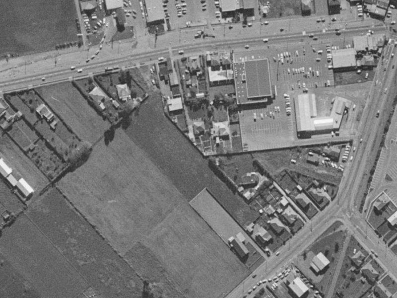 Goulding Avenue from the air, 1970-1974