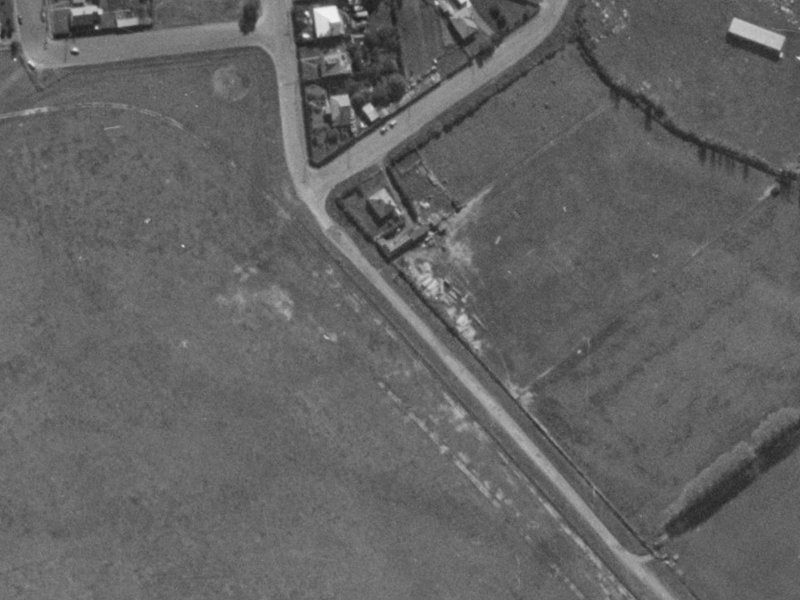 45/47 Washbournes Road from the air, 1970-1974
