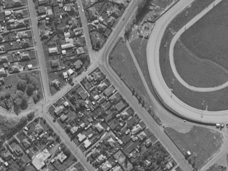 97 Wrights Road from the air, 1970-1974