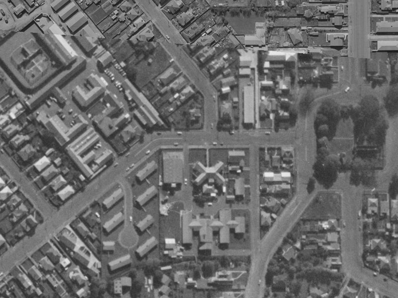 62 Poulson Street from the air, 1970-1974