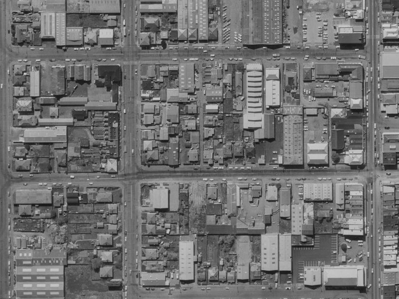 6 Dewsbury Lane from the air, 1970-1974