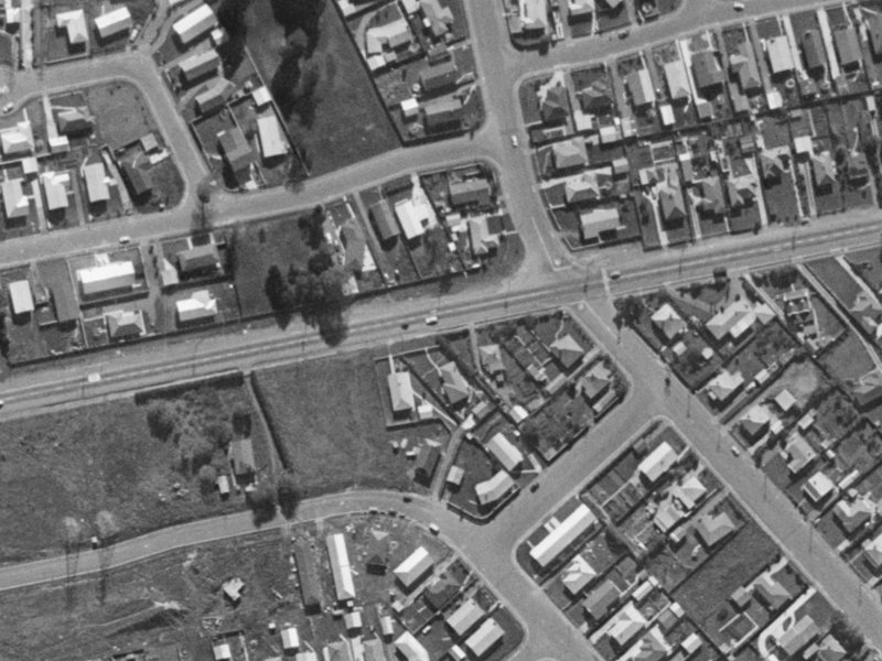 489 Main South Road from the air, 1970-1974