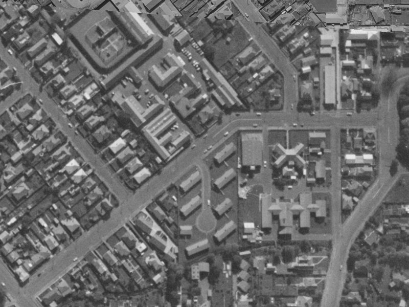 1–23 Feast Place from the air, 1970-1974