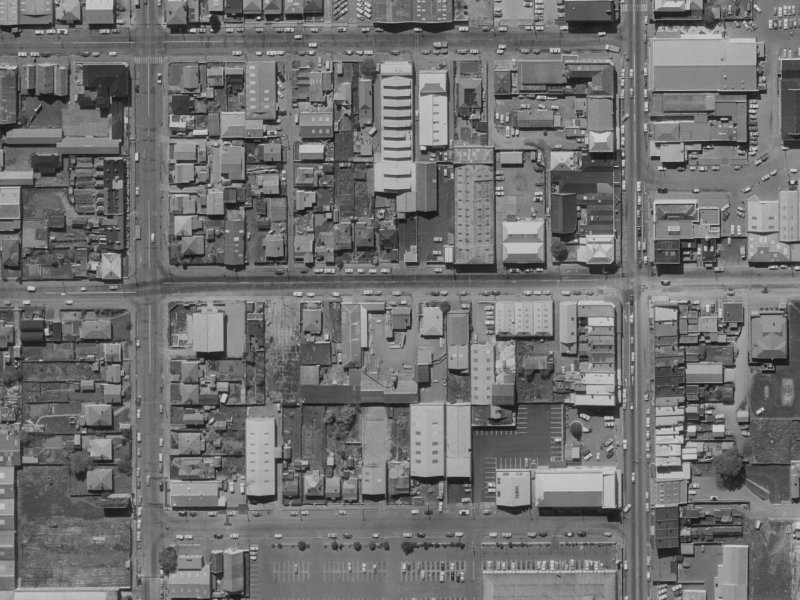 48 Wordsworth Street from the air, 1970-1974