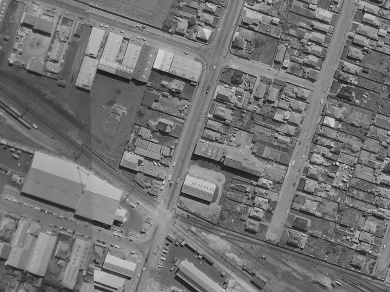 376 Wilsons Rd North from the air, 1970-1974