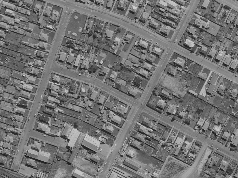 21 Laurence Street from the air, 1970-1974