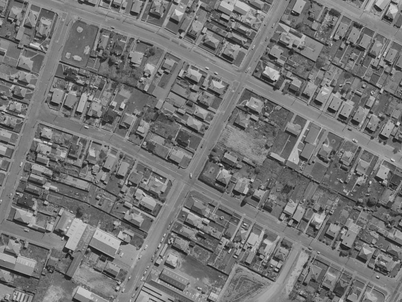 59 Osborne Street from the air, 1970-1974