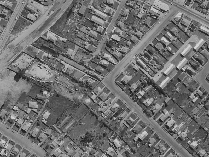 30 Manning Place from the air, 1970-1974