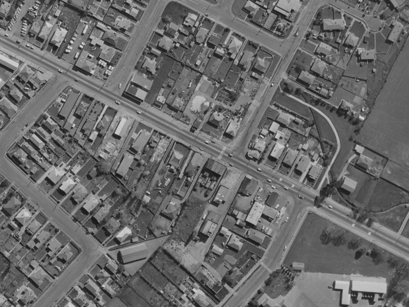 448 Ferry Road from the air, 1970-1974