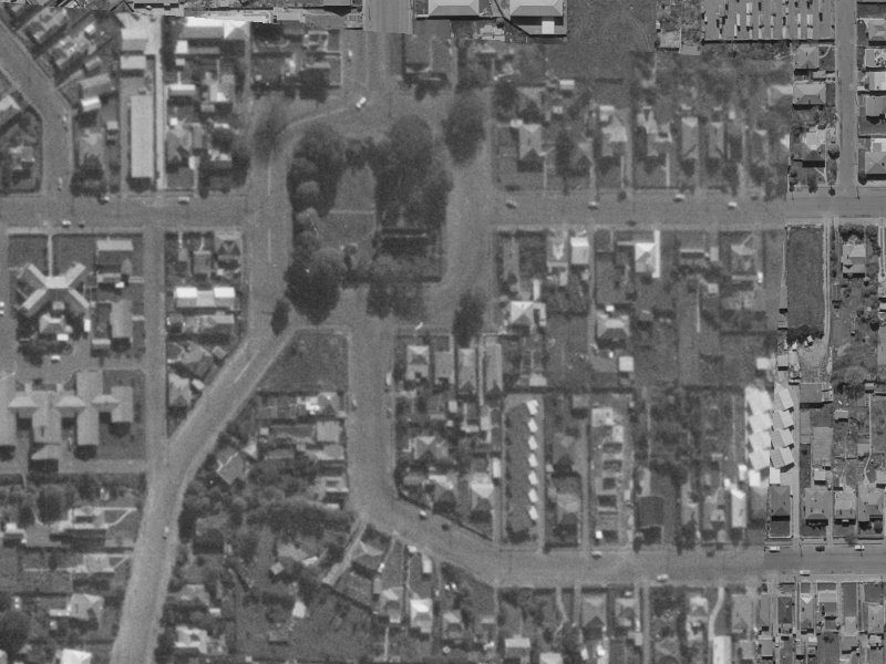 18 Church Sq from the air, 1970-1974