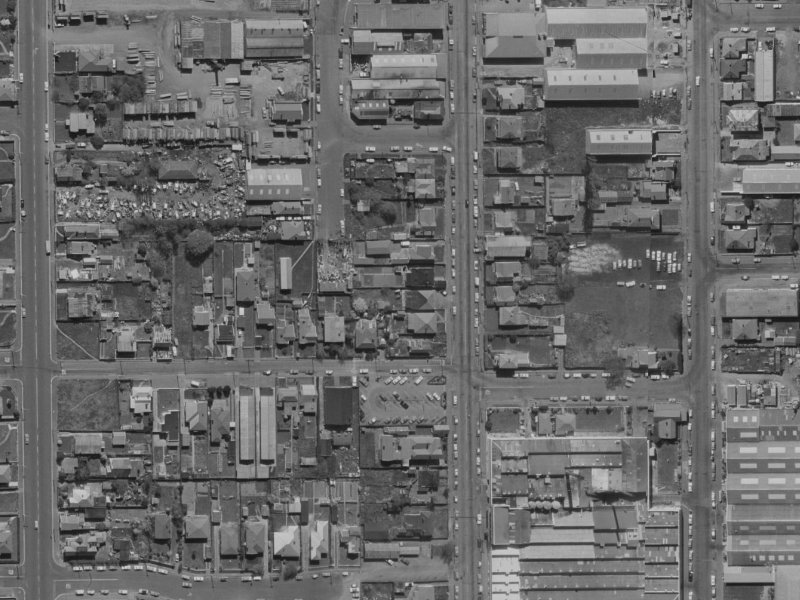 53B Montreal Street from the air, 1970-1974