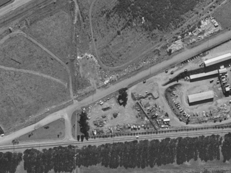 33H Foremans Road from the air, 1970-1974