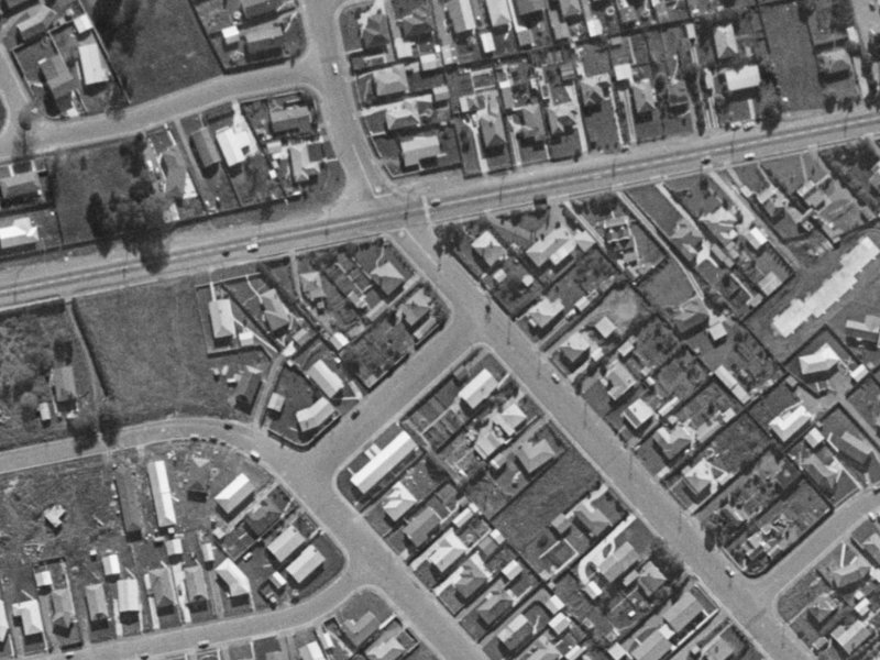 55 Skerten Avenue from the air, 1970-1974