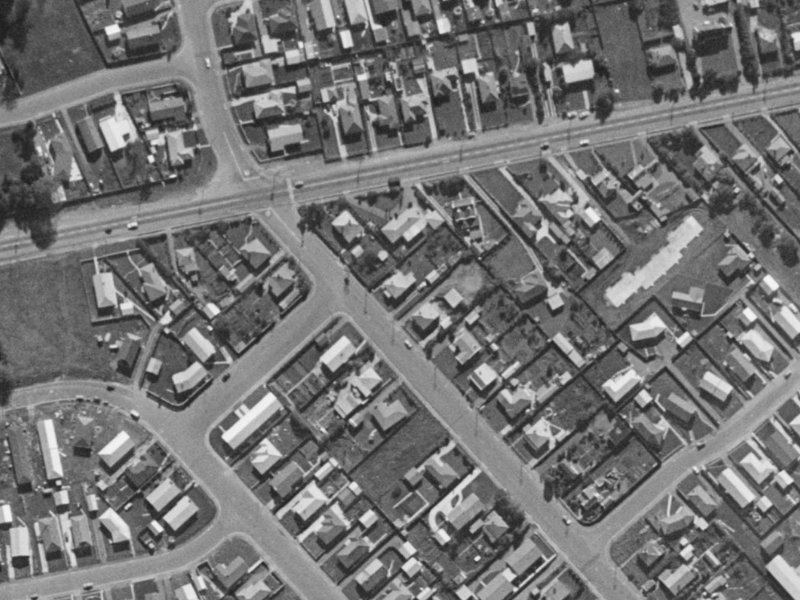 5 Seymour Street from the air, 1970-1974