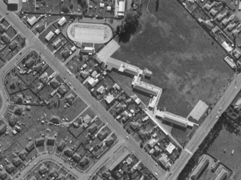 29 Garvins Road from the air, 1970-1974