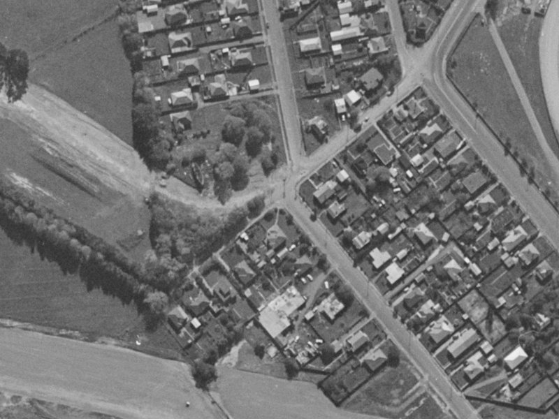 2 Marylands Place from the air, 1970-1974