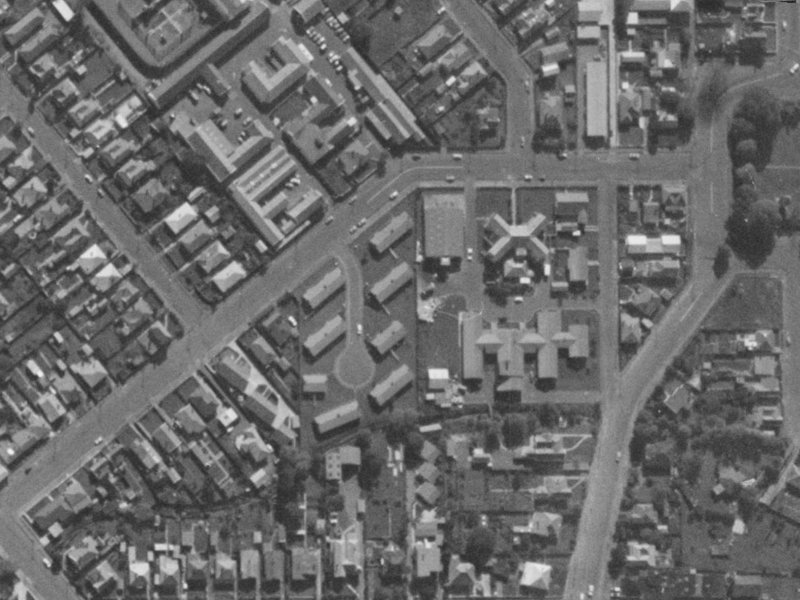 1 Feast Place from the air, 1970-1974