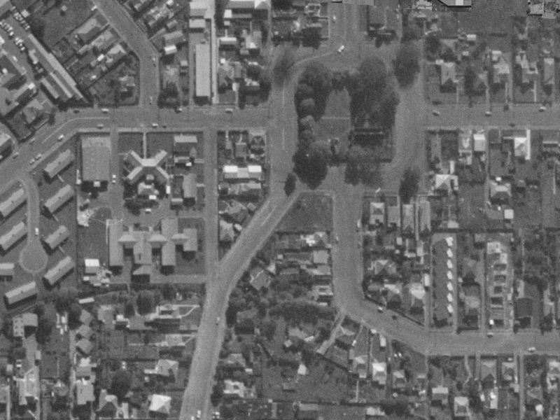 10A Church Square from the air, 1970-1974