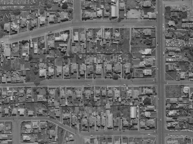 71 Burke Street from the air, 1970-1974