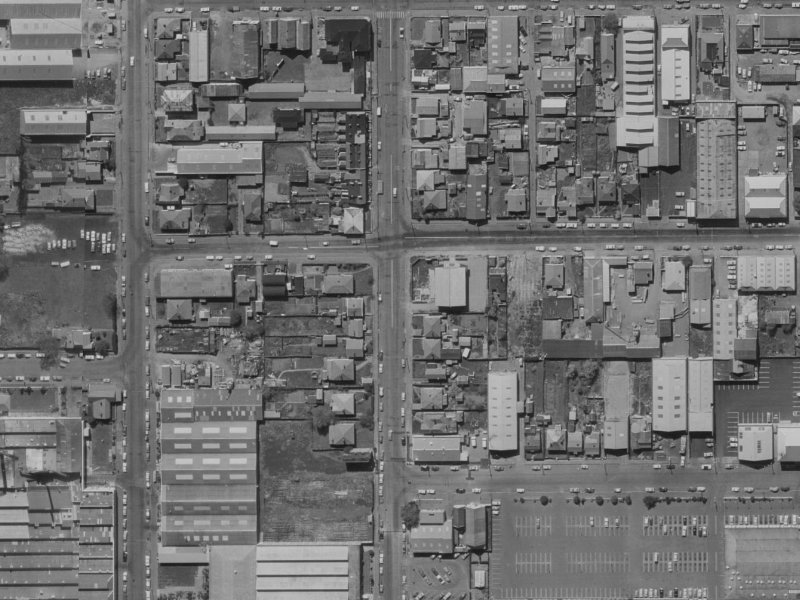 42 Durham Street South from the air, 1970-1974