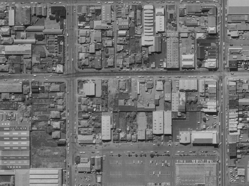 32 Wordsworth Street from the air, 1970-1974