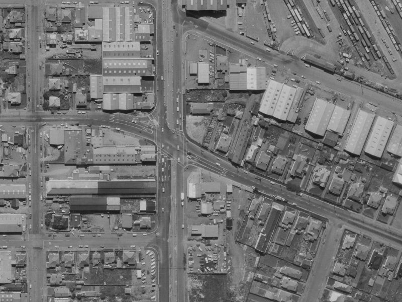 7-11 Shakespeare Road from the air, 1970-1974
