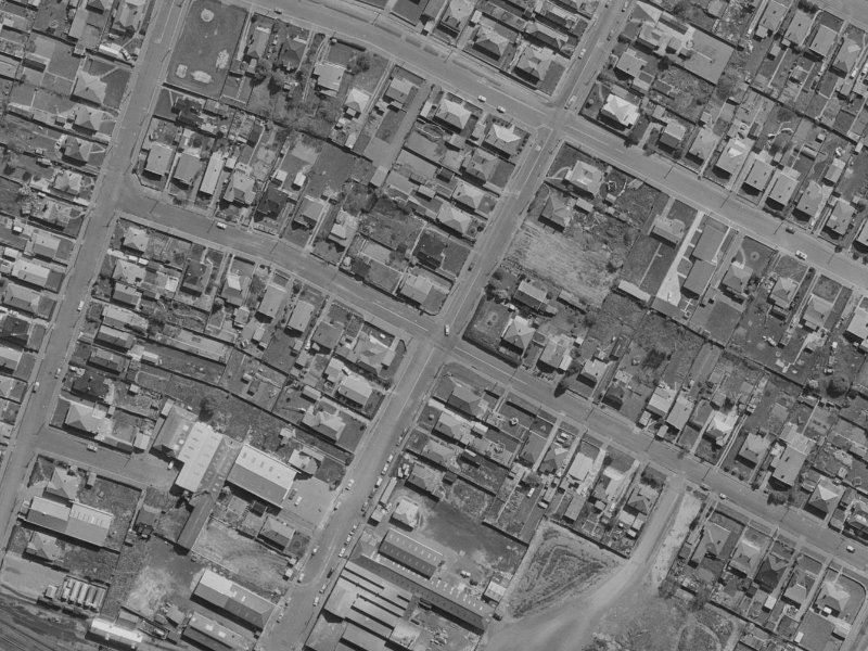 53 Osborne Street from the air, 1970-1974