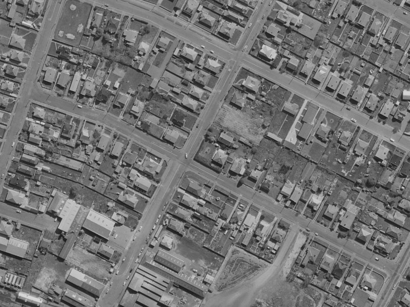 56 Osborne Street from the air, 1970-1974