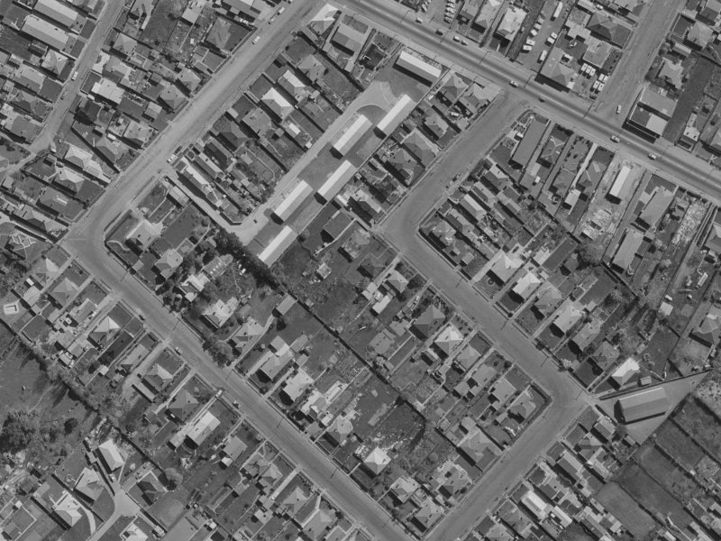 20 Dampier Street from the air, 1970-1974