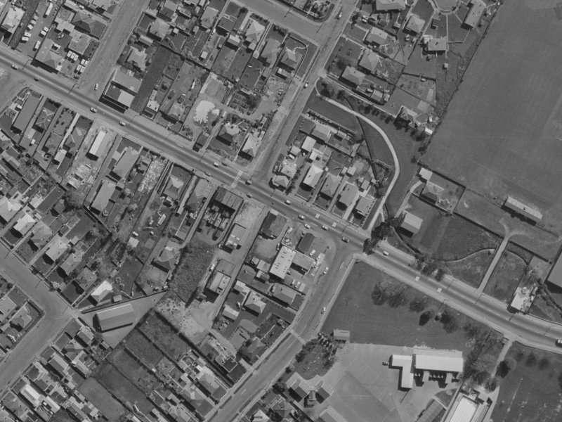 462 Ferry Road from the air, 1970-1974