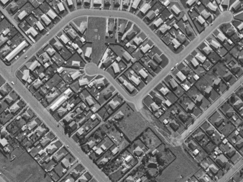 Bahama Place from the air, 1970-1974