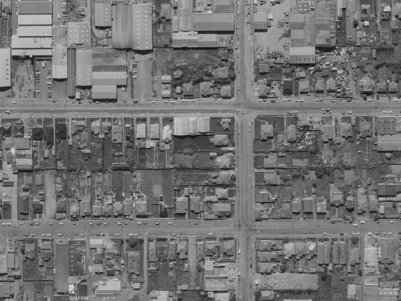 45 Gasson Street from the air, 1970-1974